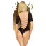 Боди Penthouse Lingerie Salute Me, черное - Фото №2