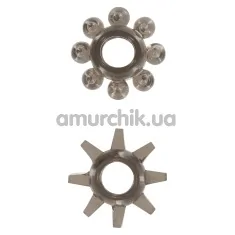 Набор эрекционных колец Power Stretchy Rings, 2 шт черный - Фото №1