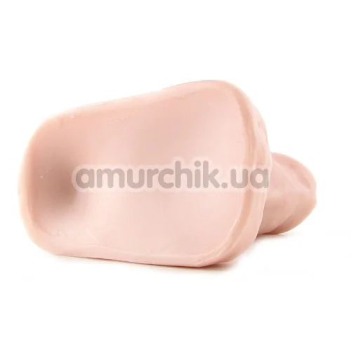 Фаллоимитатор Basix Rubber Works Dong Flesh, 15.2 см телесный