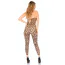 Комбинезон Leg Avenue Animal Instinct Sheer Footless Bodystocking, леопардовый - Фото №3
