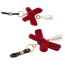 Набір затискачів для сосків Senuelo Nipple Jewelry Play Kit, бордовий - Фото №4