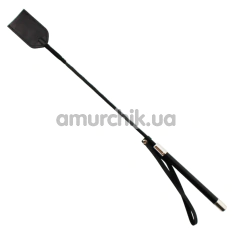 Стек DS Fetish Tex Long Crop, чорний - Фото №1