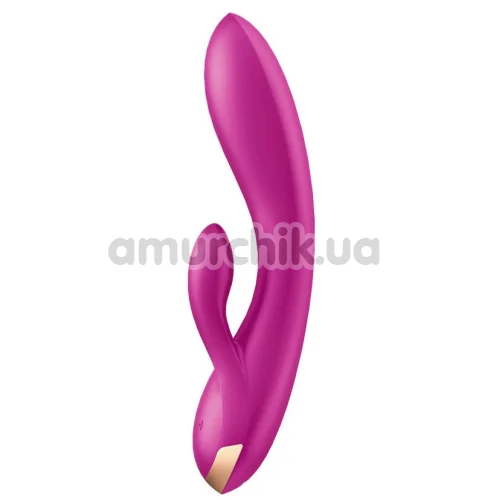 Вібратор Satisfyer Double Flex, фіолетовий