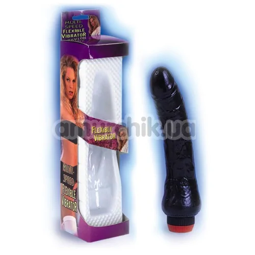 Вибратор Flexible Vibrator, 20.3 см черный