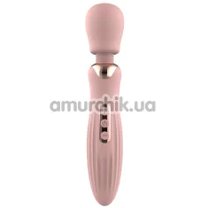 Универсальный вибромассажер Glam Large Wand Vibrator, светло-розовый - Фото №1