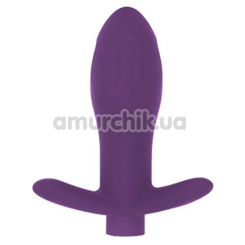 Анальна пробка з вібрацією Mai Attraction Pleasure Toys №87, фіолетова - Фото №1