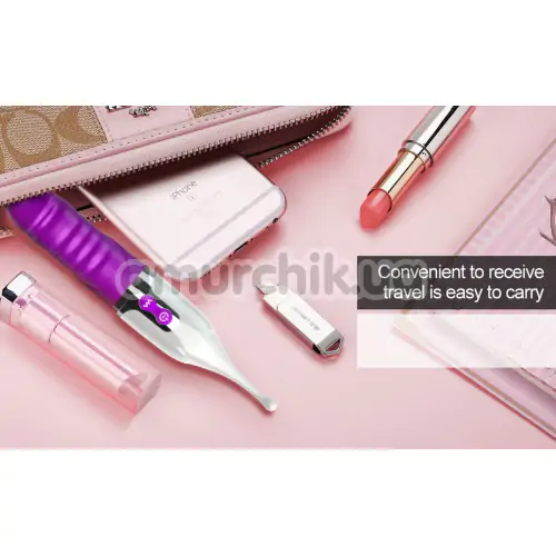 Вібратор Clitoris and Vaginal Stimulator, фіолетовий