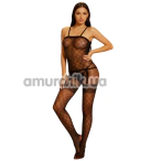 Комбінезон Star Night Net Gem Bodystocking, чорний - Фото №1