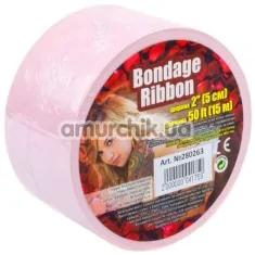 Бондажная лента sLash Bondage Ribbon, светло-розовая - Фото №1