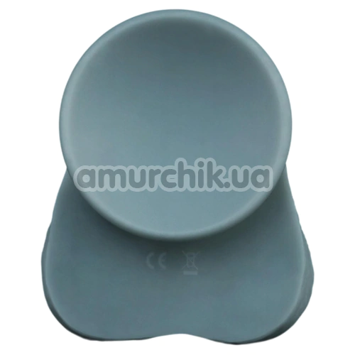 Вібратор з поштовхами Dual-Layered Silicone Nature Cock LV419201, синій