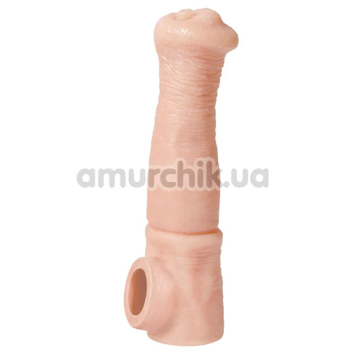 Насадка на пенис Kokos Cock Sleeve CS 012-L, телесная - Фото №1