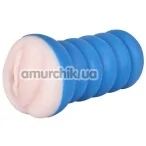 Мастурбатор Nature Skin Soft Vagina, телесный - Фото №1