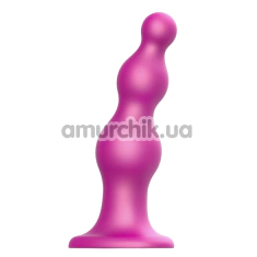 Фаллоимитатор Strap-On-Me Dildo Plug Beads XL, розовый - Фото №1