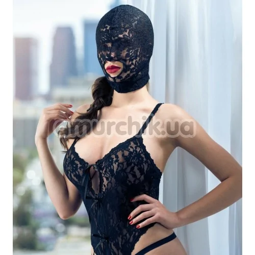 Маска Scandal Lace Hood, черная