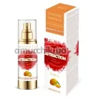 Массажное масло с феромонами Aphrodisiac Warming Massage Oil Attraction Mango с согревающим эффектом - манго, 30 мл - Фото №1