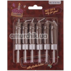 Свечи Penis Candles With Plastic Holder, коричневые - Фото №1