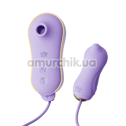 Набор вибраторов Zalo Rose Series Unicorn Set 3-in-1, фиолетовый