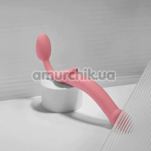 Безремневой страпон Strap-On-Me Silicone Bendable Strap-On XL, розовый