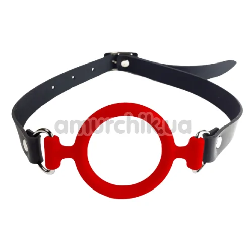 Кляп Art of Sex Gag Ring Silicone, червоний - Фото №1