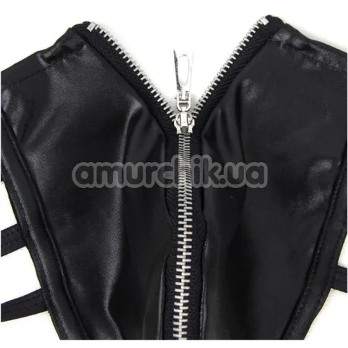 Трусы-стринги мужские Star Night Zipper String Mens Strap Thong, черные