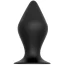 Анальная пробка Bootyful Silicone Plug With Suction Cup 6 см, черная - Фото №1