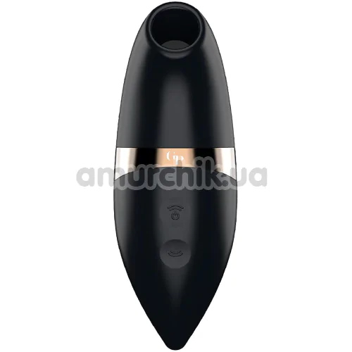 Симулятор орального секса для женщин Guilty Pleasure х Satisfyer Aura Pulse, черный