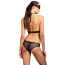 Комплект Leg Avenue Kink Crotchless Teddy And Eye Mask, черный: боди + маска на глаза - Фото №3