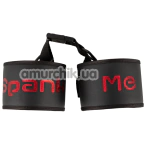 Наручники Bad Kitty Naughty Toys Cuffs Spank Me, черные - Фото №1