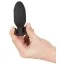 Анальная пробка с вибрацией и электростимуляцией XouXou Vibrating E-Stim Butt Plug, черная - Фото №10