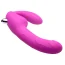 Безремневой страпон с вибрацией Strap U Royal Rider Vibrating Strapless Strap On Dildo, малиновый - Фото №2