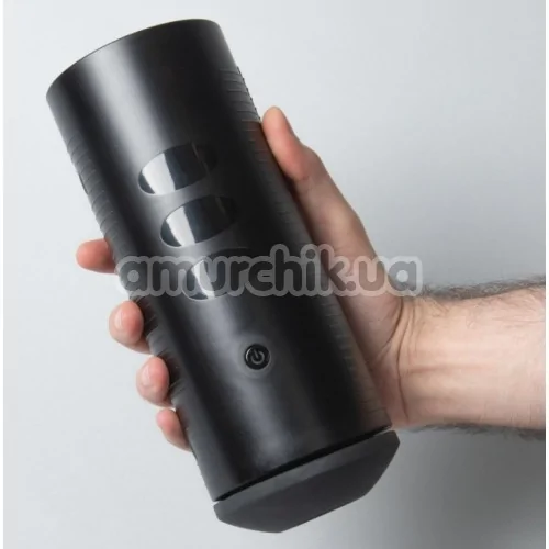 Интерактивный мастурбатор с вибрацией Kiiroo Titan Feel Experience, черный