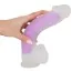 Фаллоимитатор Glow in the Dark Silicone Big Dildo, розовый - Фото №5