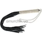 Флогер Mini Whip Rhinestones, чорний - Фото №1