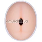 Анус-мастурбатор с вибрацией Cyberskin Release Tight Ass Stroker Vibrating, телесный - Фото №1
