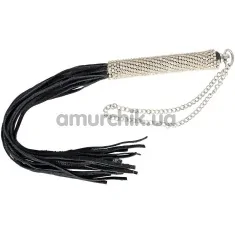 Флогер Mini Whip Rhinestones, чорний - Фото №1