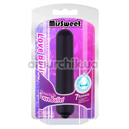 Віброкуля MisSweet Love Bullet, чорна