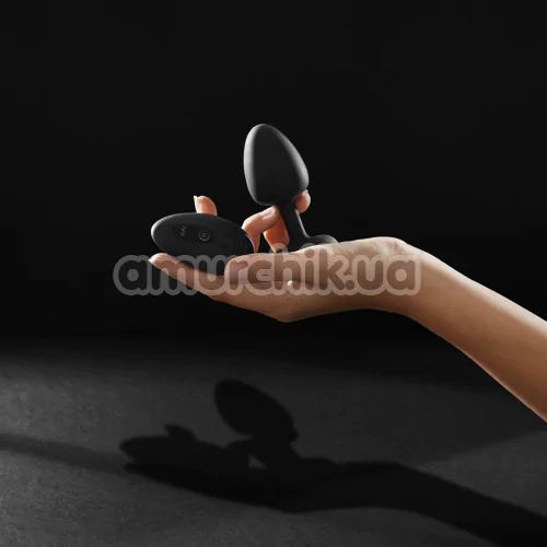 Анальная пробка с вибрацией Dorcel Geisha Plug Infinite L, черная