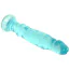 Фаллоимитатор Doc Johnson Crystal Jellies Anal Starter 5.5, бирюзовый - Фото №5
