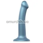 Фаллоимитатор Strap-On-Me Mono Density Soft Silicone Dildo M, голубой - Фото №1