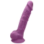 Фаллоимитатор Real Love Premium Silicone Dildo 7 с мошонкой, фиолетовый - Фото №1