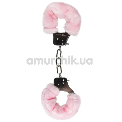 Наручники Easy Toys Furry Handcuffs, розовые - Фото №1