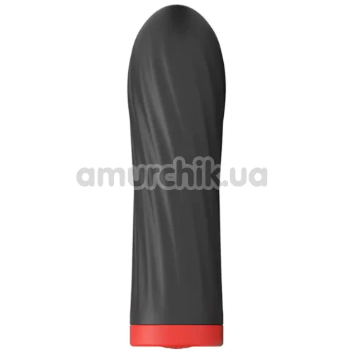 Кліторальний вібратор Boss Series Silicone Touch Vibrator, чорний - Фото №1