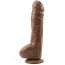 Вібратор Ballsy Super Cock Alexander Lee 10, коричневий - Фото №2