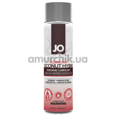 Лубрикант JO Silicone Free Hybrid Personal Lubricant Warming із зігрівальним ефектом - кокос, 120 мл - Фото №1