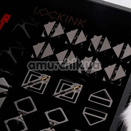 Бондажный набор Lockink All-in-1 BDSM Play Kit, черный