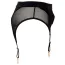 Трусики для страпона з підв'язками для панчіх Bad Kitty Thong With O-Ring, чорні - Фото №5