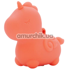 Вібратор-брелок Unihorn Mini Peachy Pony, помаранчевий - Фото №1