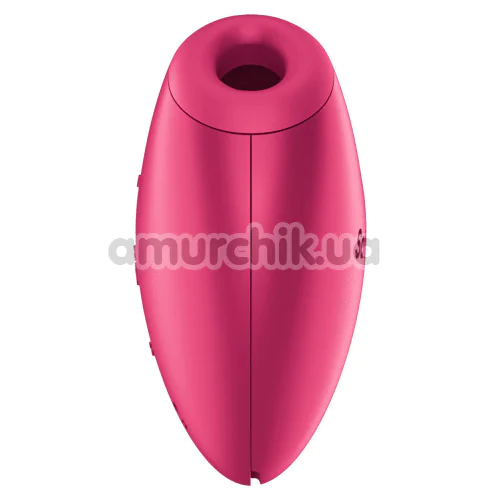 Симулятор орального сексу для жінок з вібрацією Satisfyer Cutie Heart Battery Powered, яскраво-рожевий
