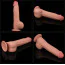 Фаллоимитатор Sliding-Skin Dual Layer Dong 11.5, телесный - Фото №20