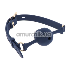 Кляп Taboom Silicone Supreme Ball Gag, синий - Фото №1